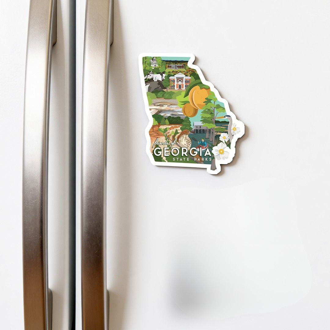 Georgia's Wonders Magnet- 4"
